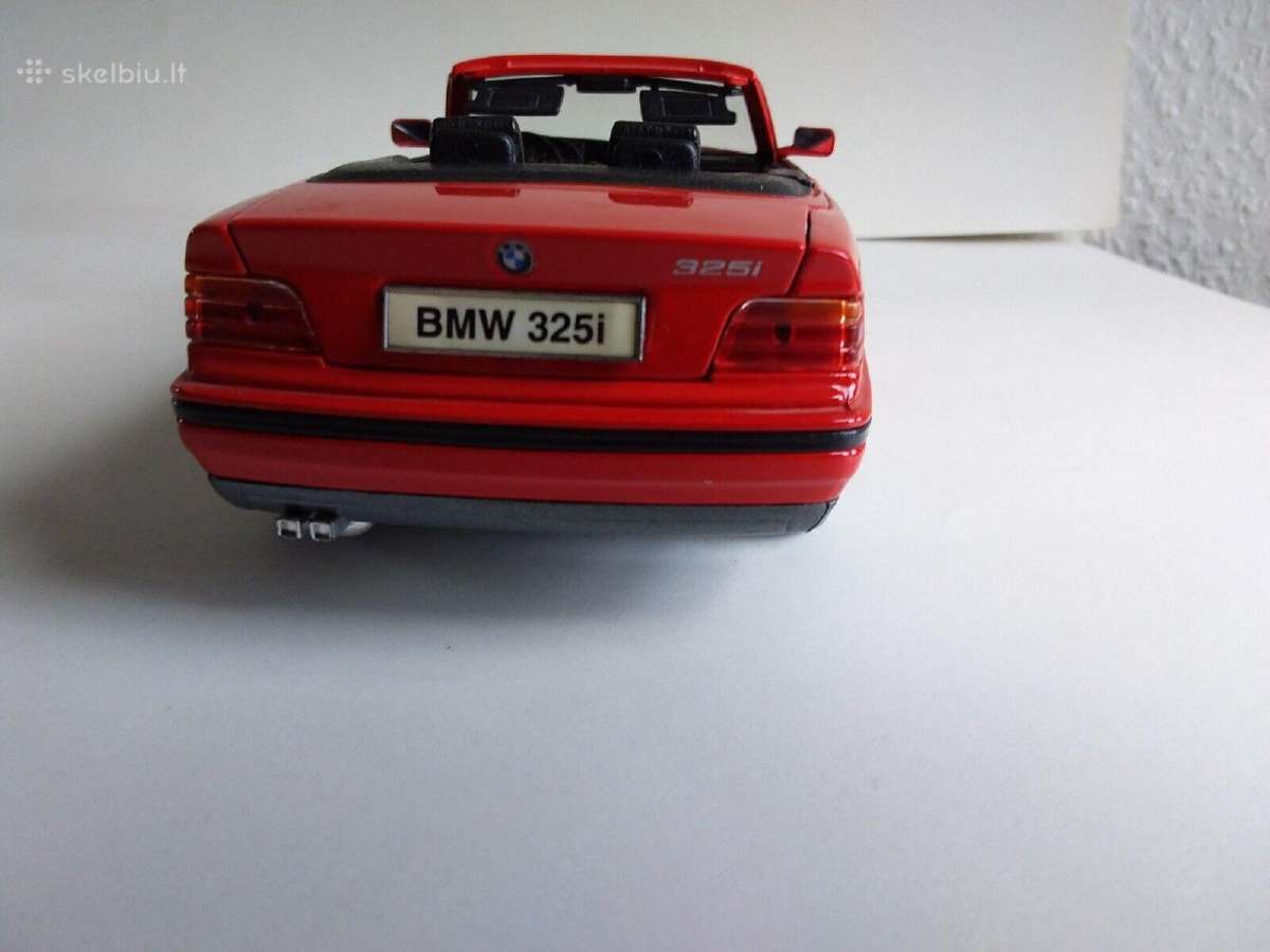 Bmw E36 3 Serijos Kregždė Modelis automodelis 1:18 - nuotraukos Nr. 5