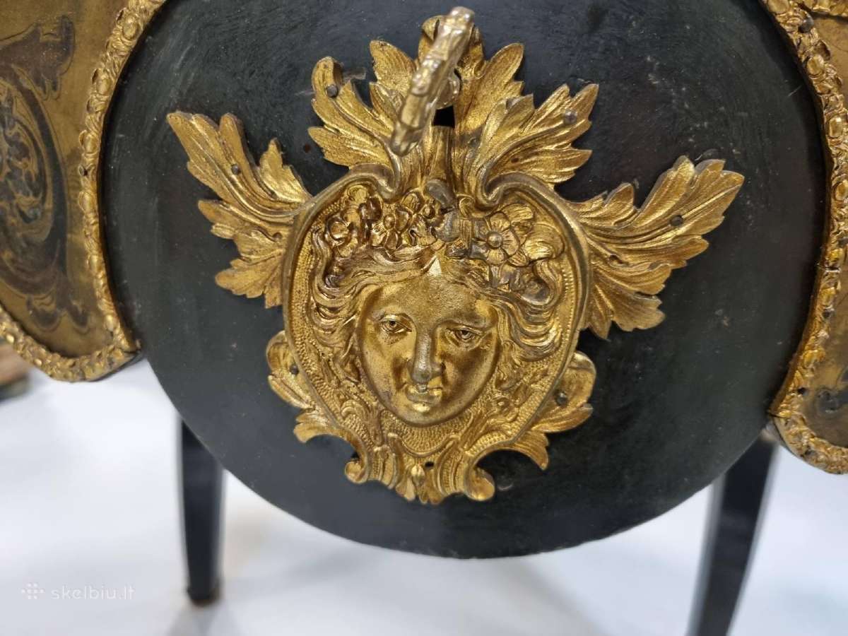 Boulle stiliaus stalas. 1850 - 1900 metai. - nuotraukos Nr. 5