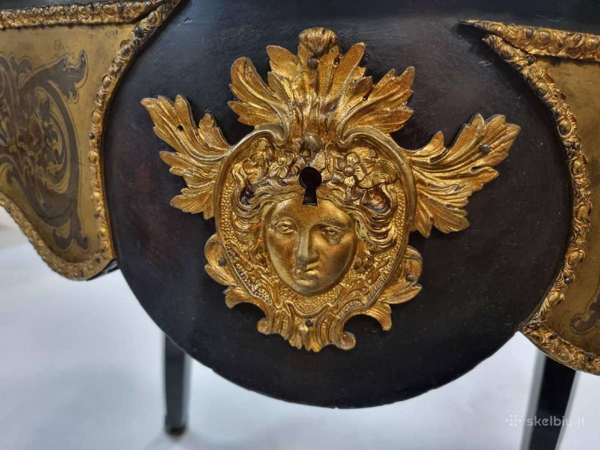 Boulle stiliaus stalas. 1850 - 1900 metai. - nuotraukos Nr. 10