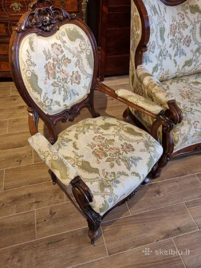 Elegantiškas minkštas komplektas. Prancuzija. - nuotraukos Nr. 2