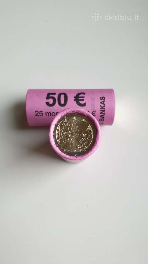 2022 Erasmus 2 eur ritinėlis Lietuva