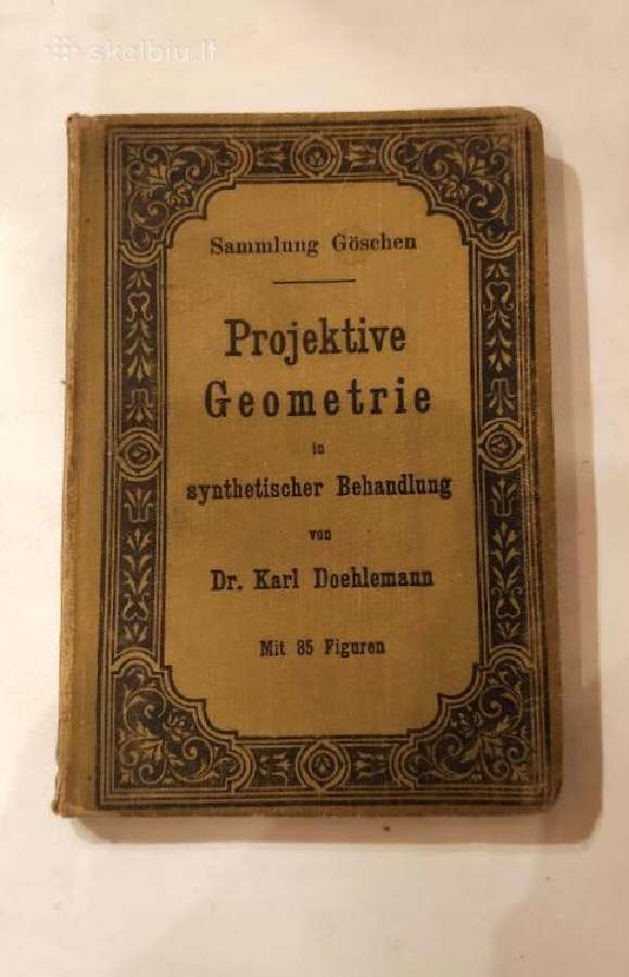 Dr. Karl Doehlemann: Projektive Geometrie 1901m