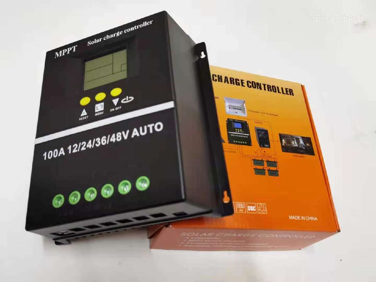 Valdiklis 100a saulės baterijai 12-48v - nuotraukos Nr. 2