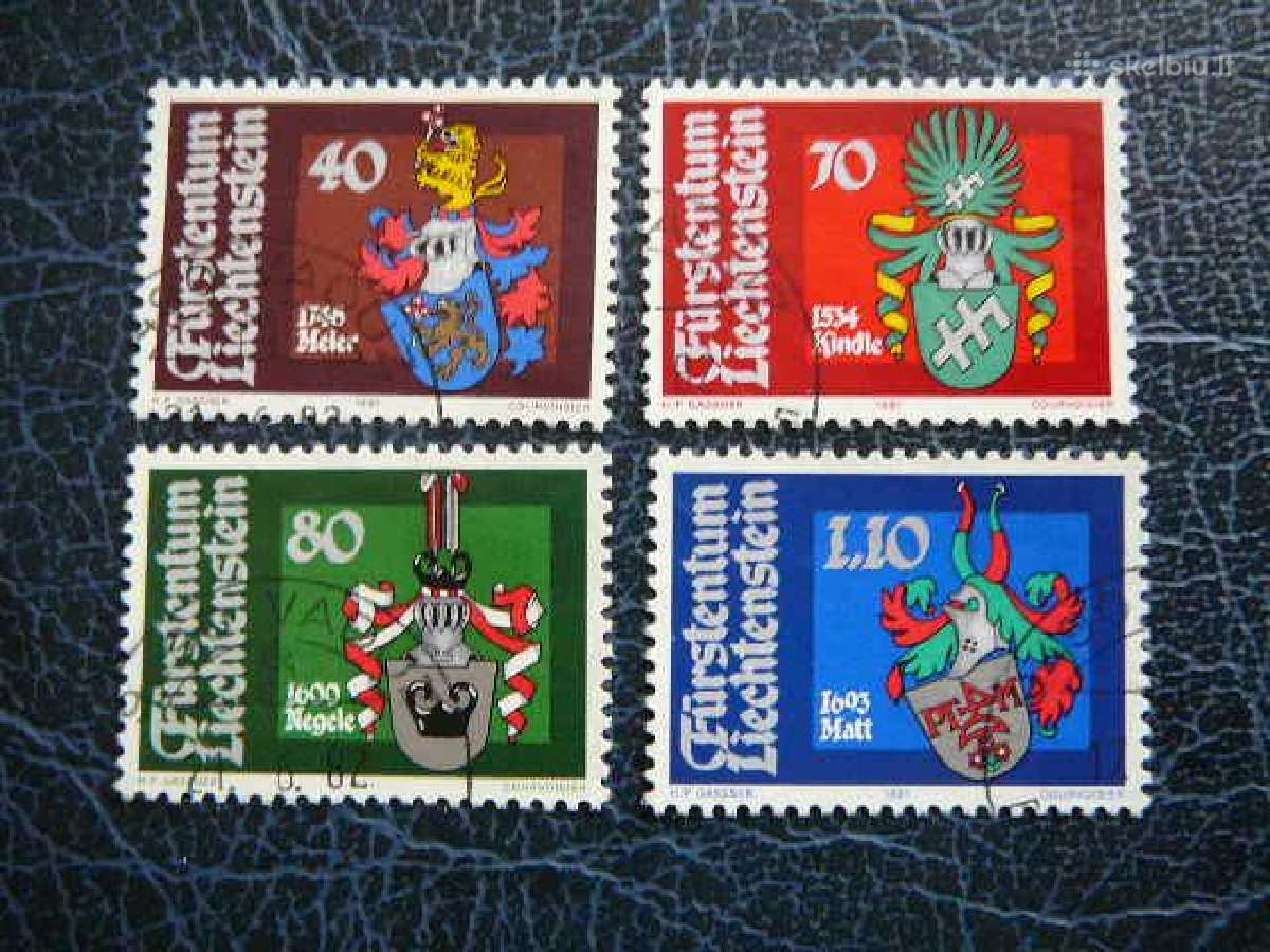 Herbai Lichtensteinas 1981 antsp. lc766