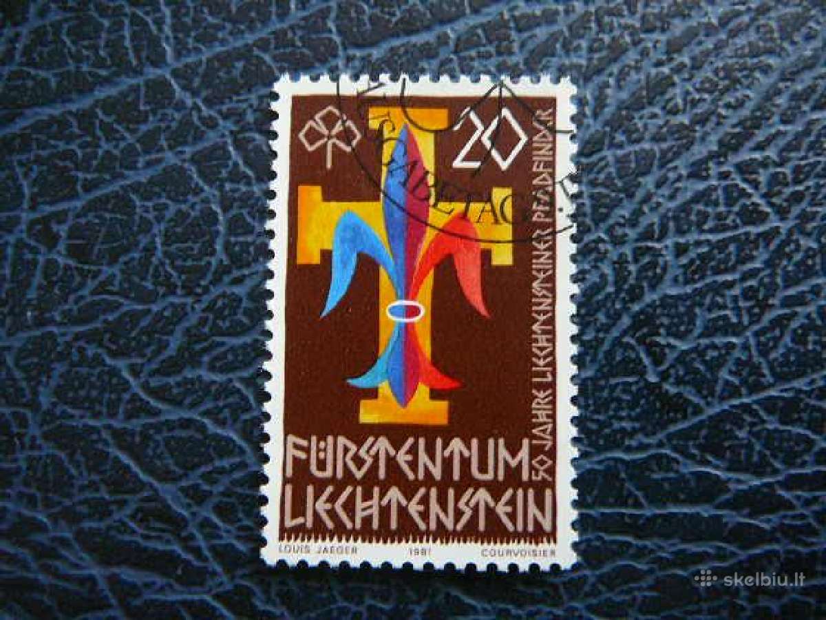 Skautai Lichtensteinas 1981 antsp. lc773