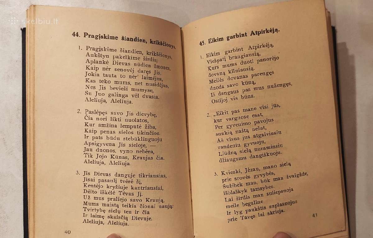 Cantate Domino. Bažnytinės mišių maldos 1937m - nuotraukos Nr. 4