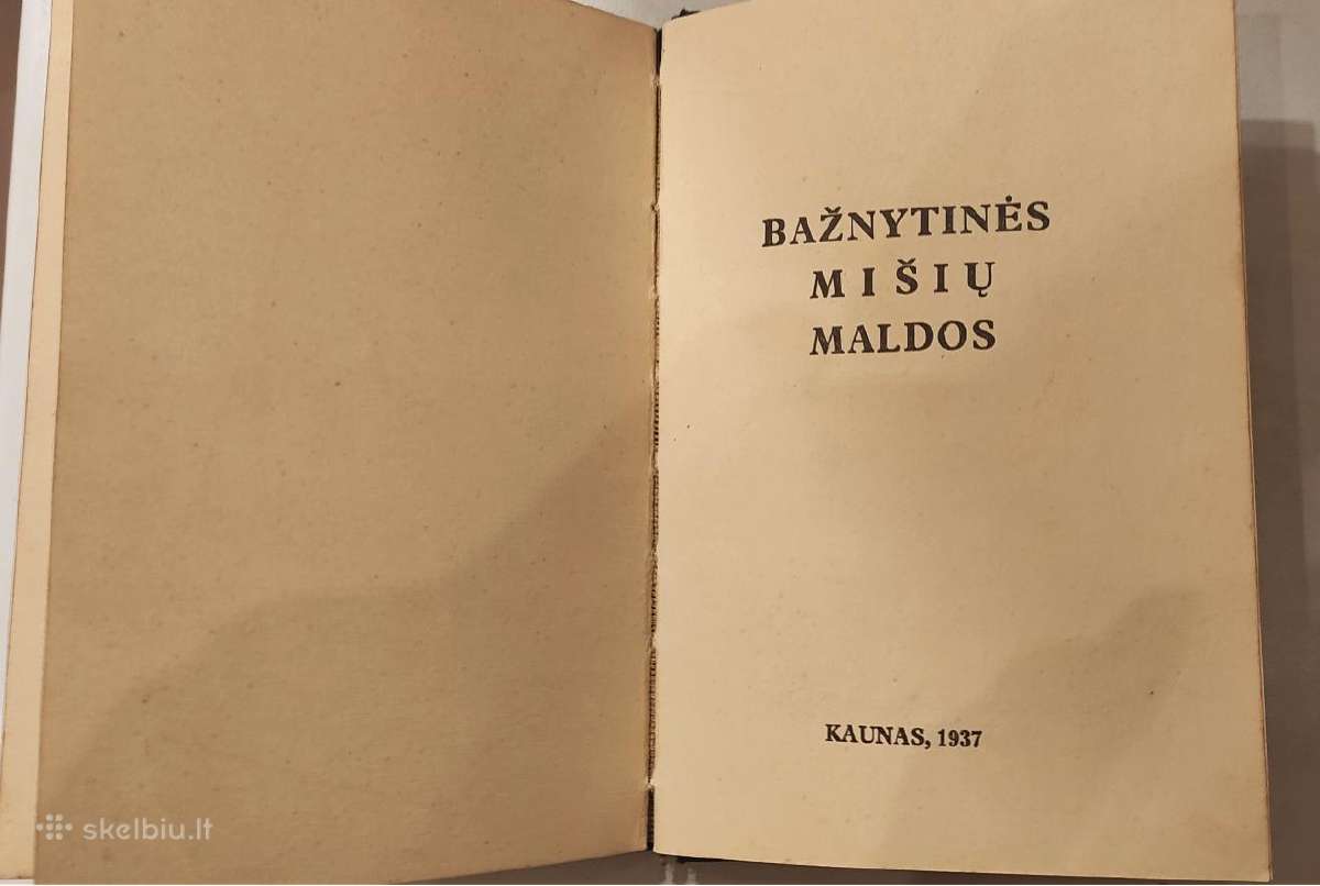 Cantate Domino. Bažnytinės mišių maldos 1937m - nuotraukos Nr. 6