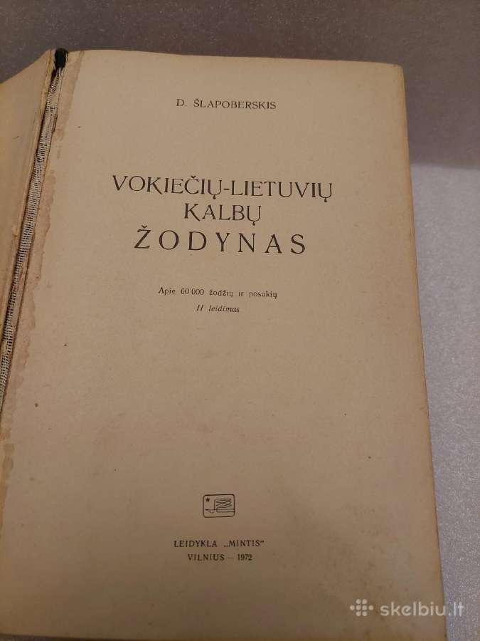 Vokiečių-lietuvių kalbų žodynas - nuotraukos Nr. 2