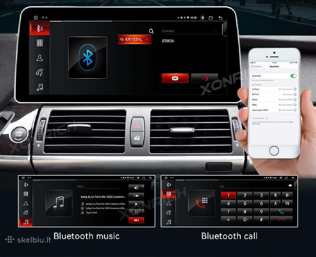 Bmw X5 E70 ir x6 E71 android multimedija - nuotraukos Nr. 4