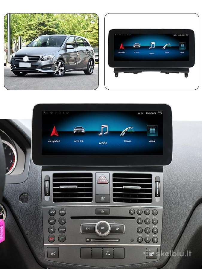 Mercedes Benz W204 W205 2007-2018 multimedija - nuotraukos Nr. 5