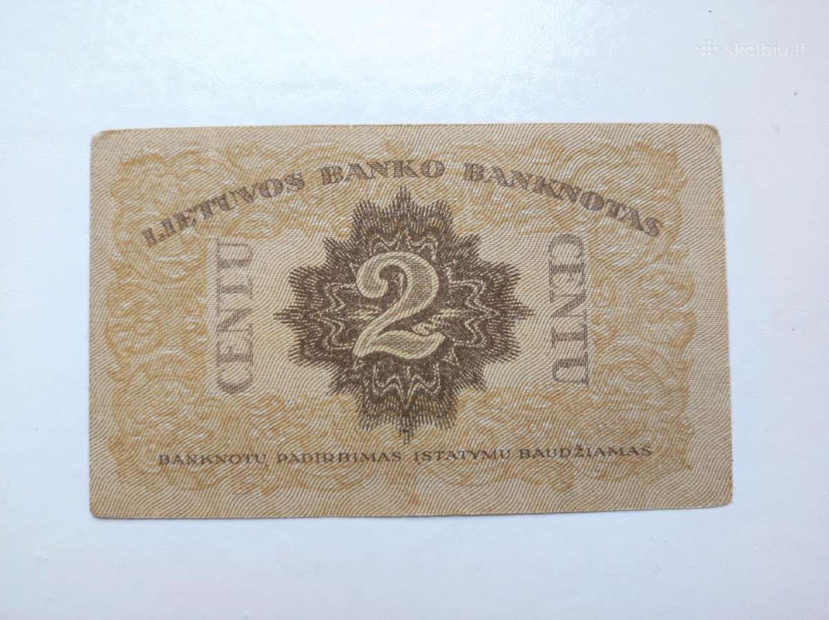 2 centu 1922 (Lietuviški tarpukario, kolekciniai) - nuotraukos Nr. 2