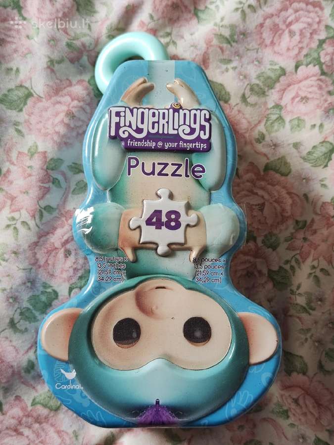 Dėlionė puzzle dėžutėje su akutėmis