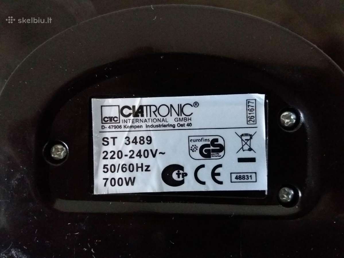 Veikianti Clatronic sumuštinių kepykla. Su defektu - nuotraukos Nr. 6
