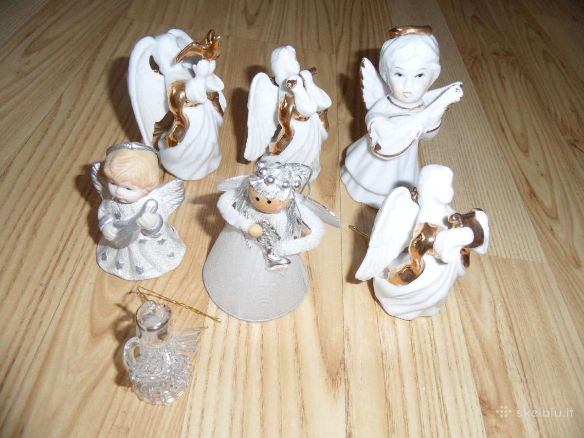 Keramikiniai angeliukai po 6 eur,