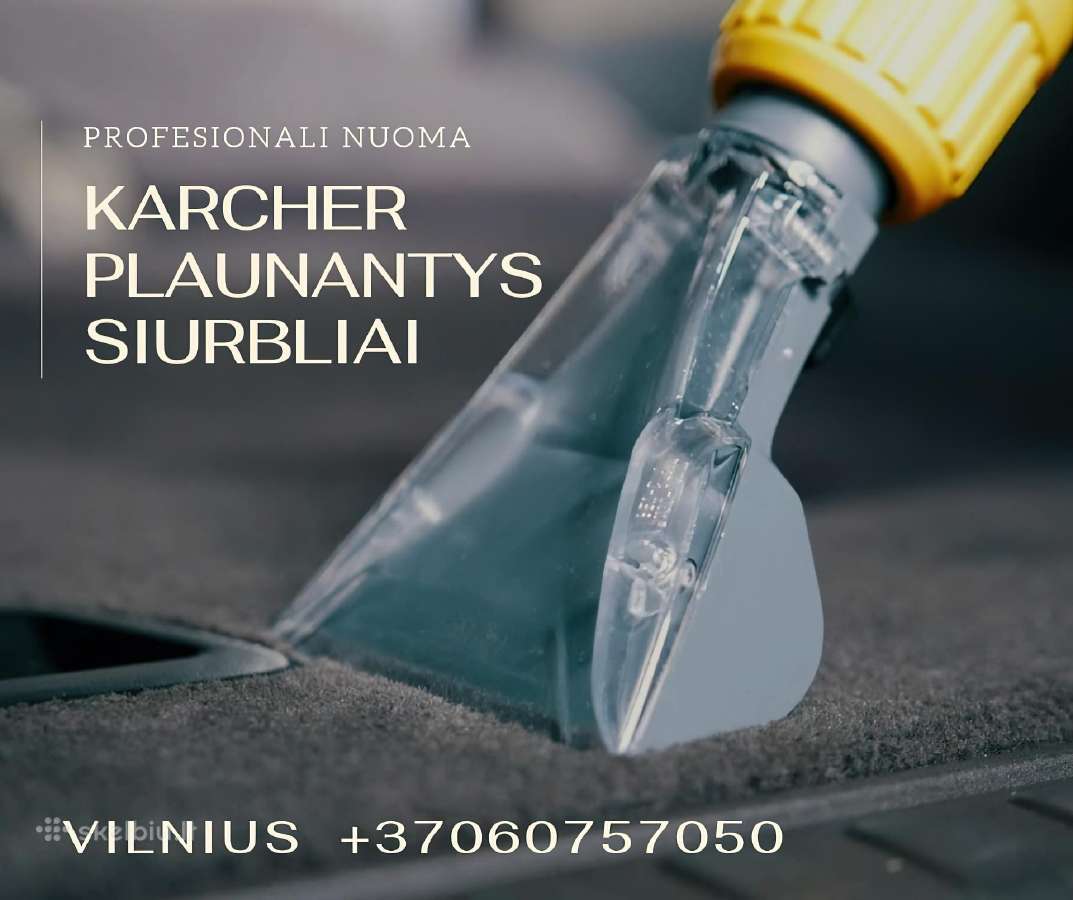 10€ plaunančio siurblio nuoma Karcher Vilnius - nuotraukos Nr. 25