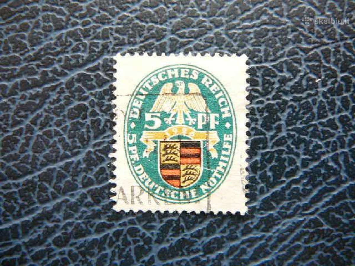 Herbai Wiurtembergas Vokietija 1926 vkt398ya