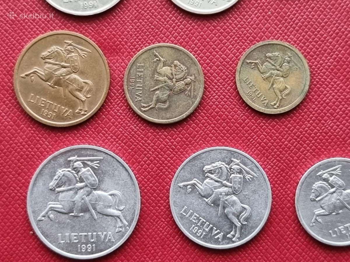 1991m litų rinkinys - nuotraukos Nr. 2