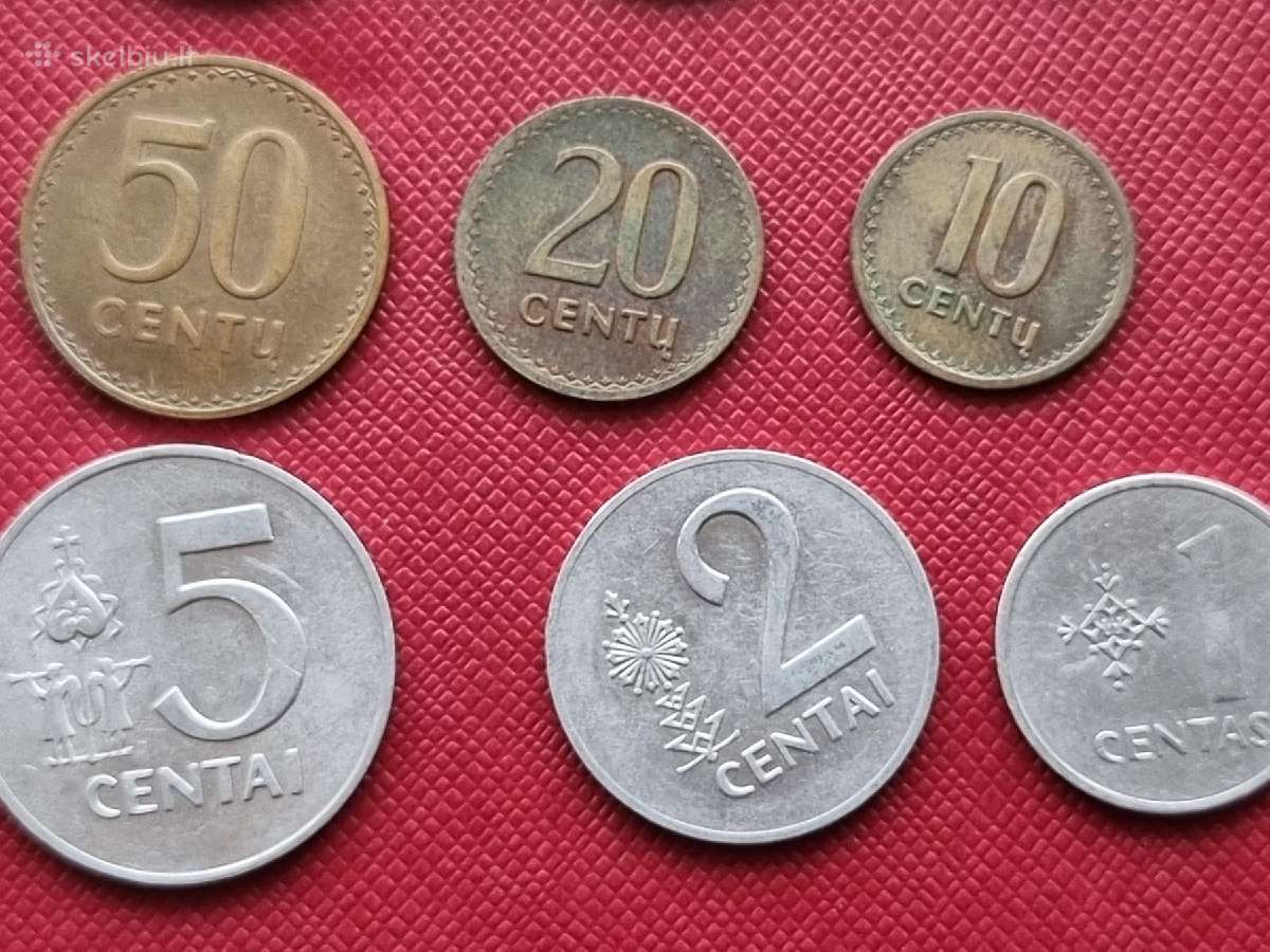 1991m litų rinkinys - nuotraukos Nr. 3