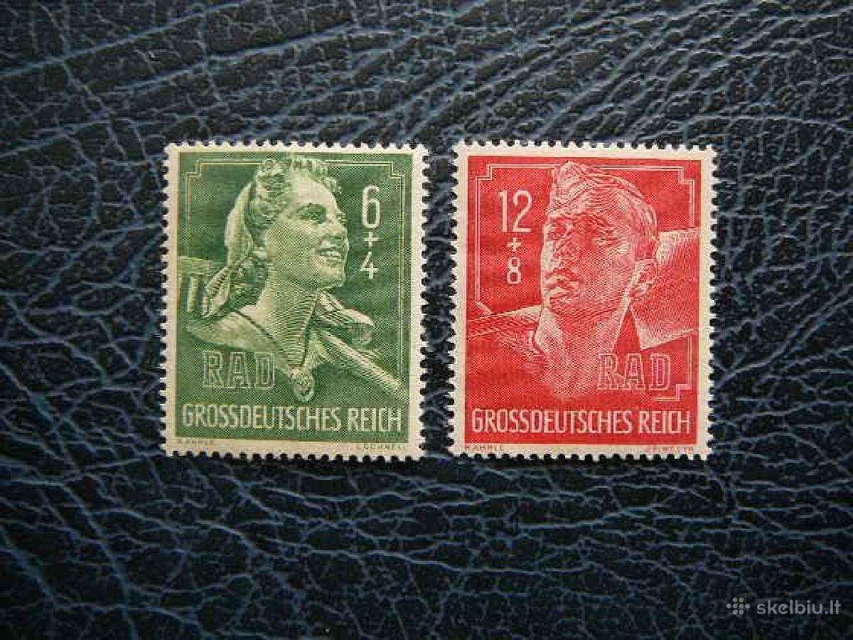 Profesijos Vokietija 1944 Mnh vkt894/5sm