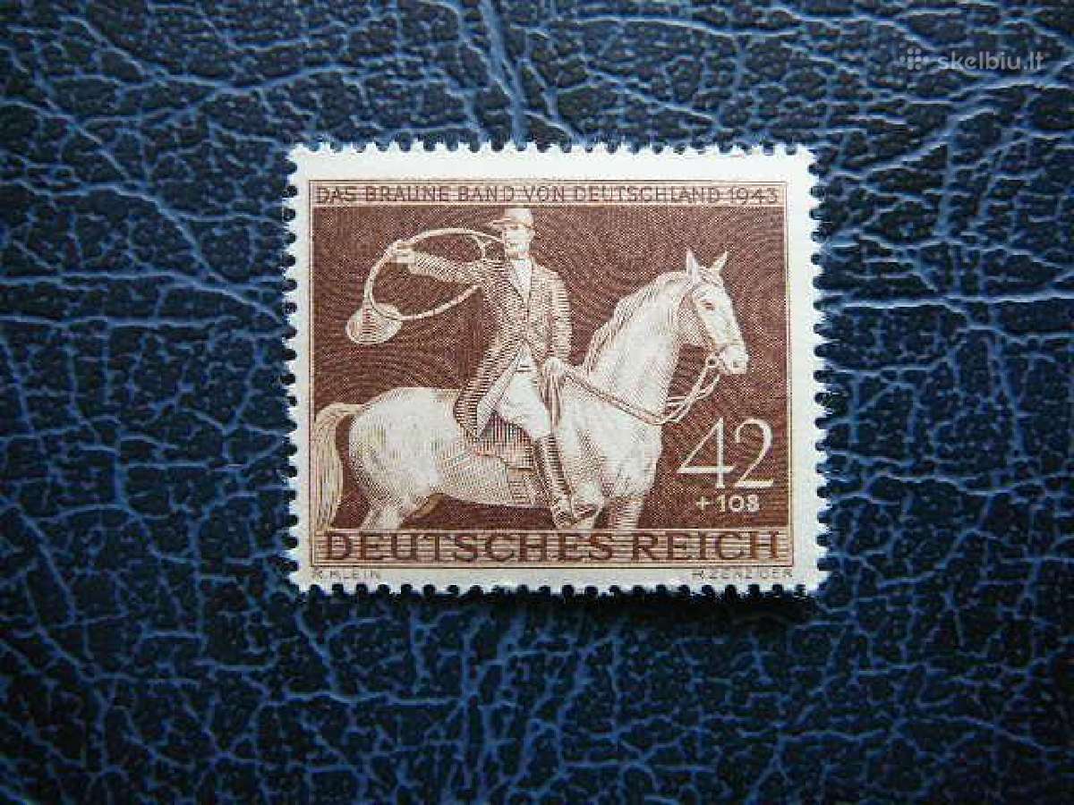 Arkliai Vokietija 1943 Mnh vkt854sm