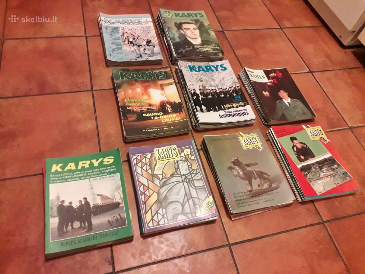Žurnalai "Karys" 1995 ir 1998-2001 metai
