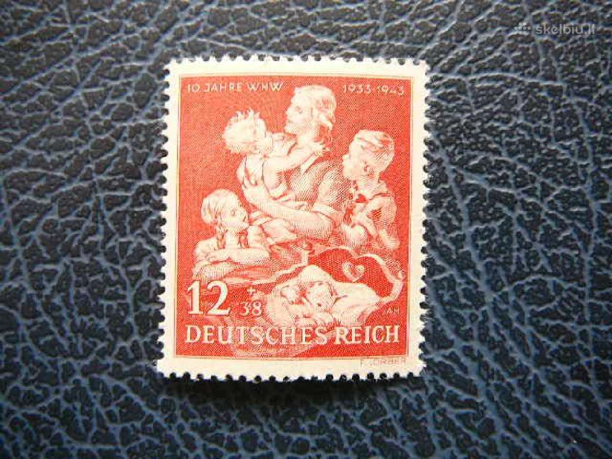Motina su vaikais Vokietija 1943 Mnh vkt859sm