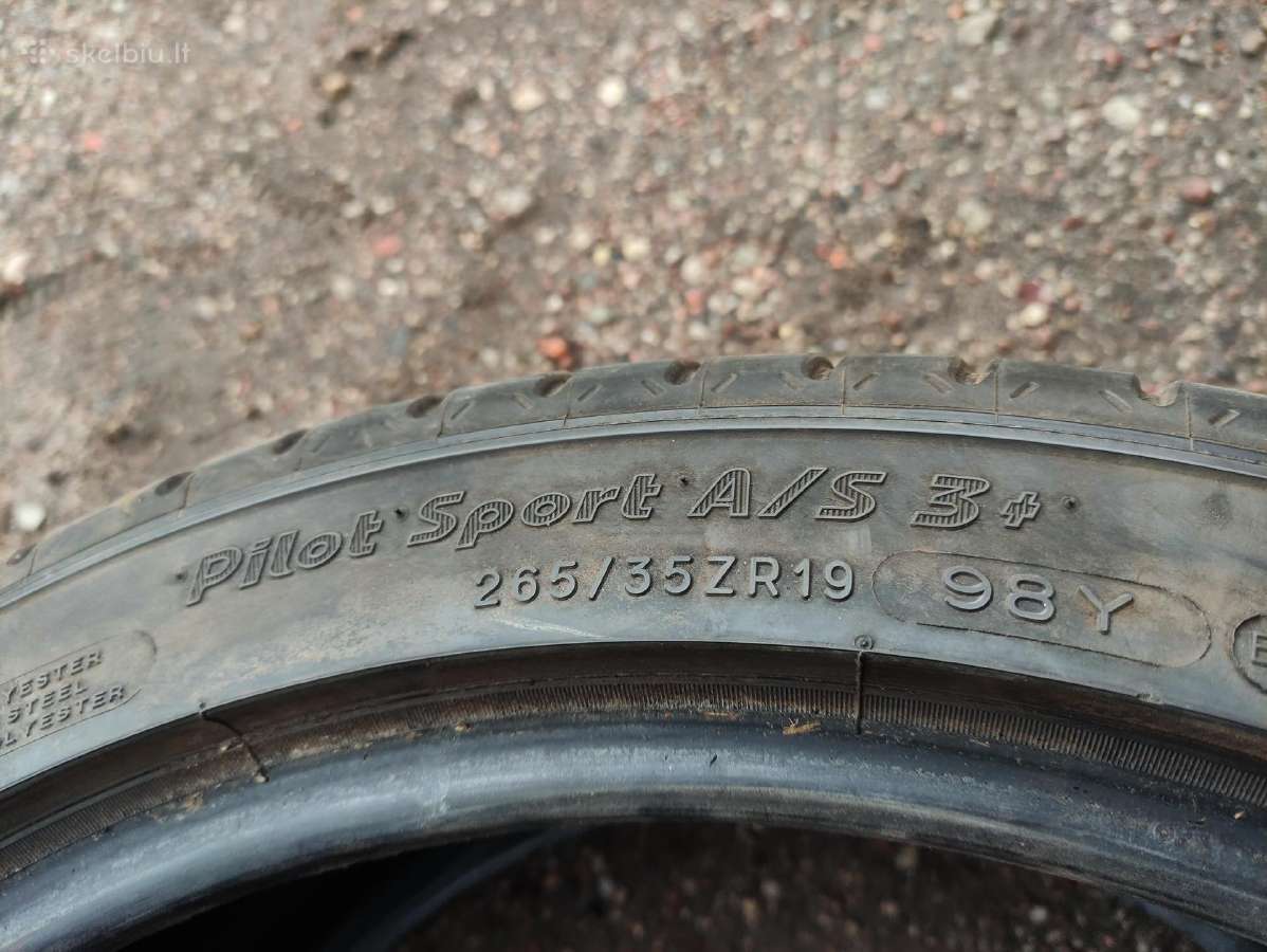 Universalio M+s Michelin 265/35 ir 245/35 R19 3vnt - nuotraukos Nr. 6