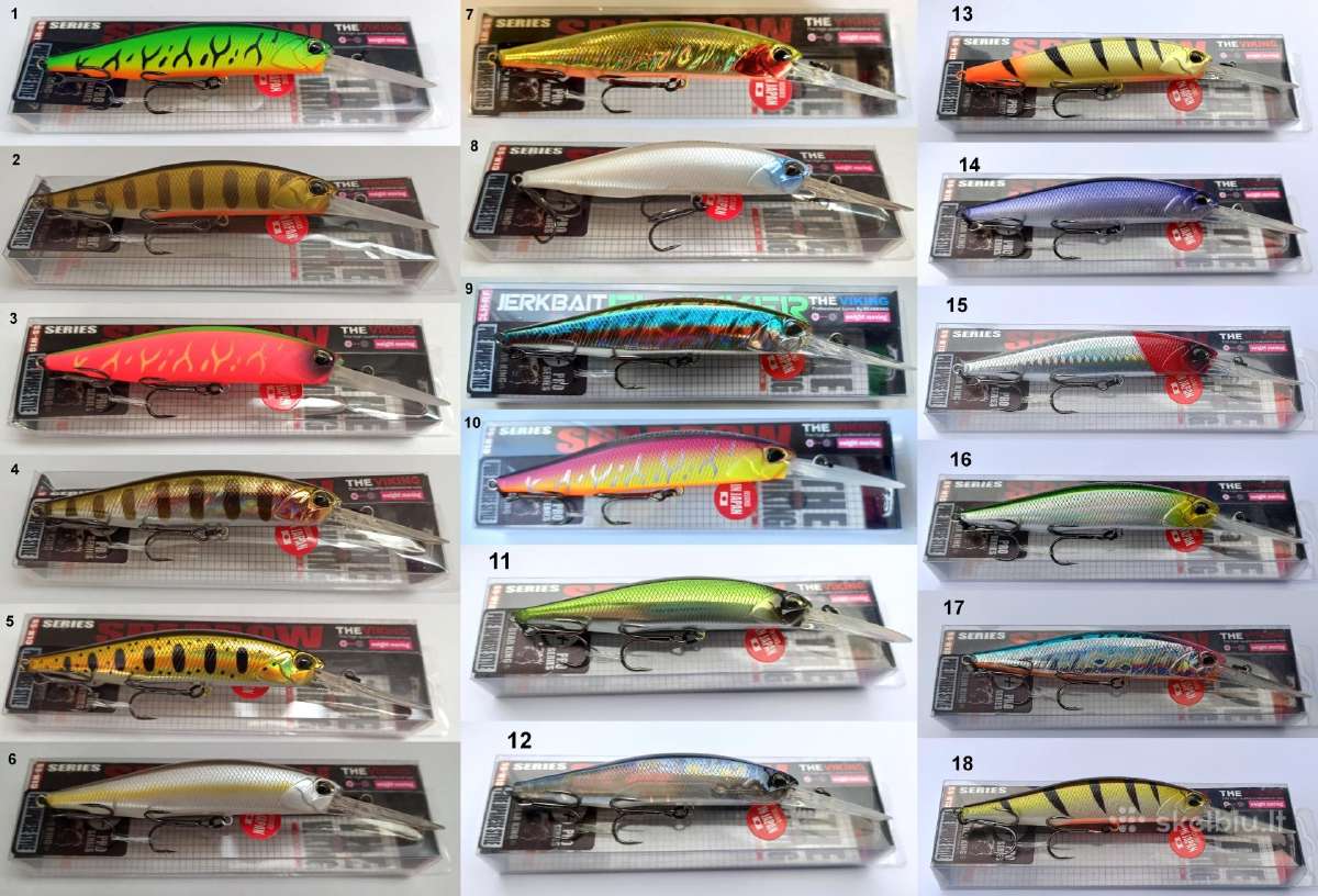 Zipbaits, Megabass, Jackall, Imakatsu Duo analogai - nuotraukos Nr. 3