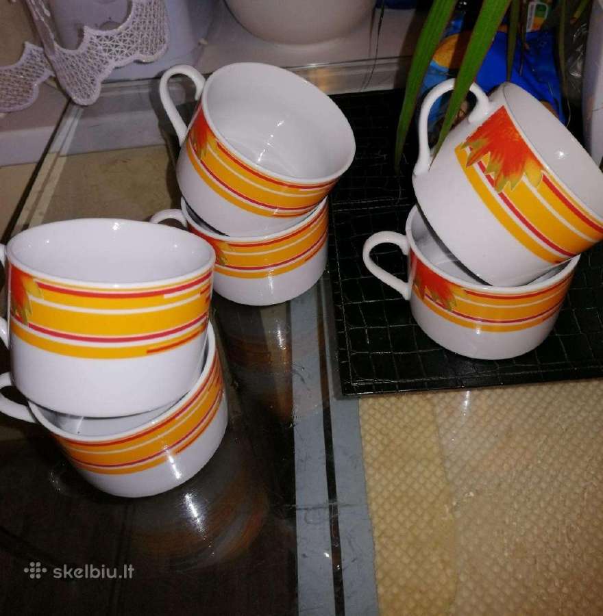 Porcelianines įvairios lėkštutės ir puodeliai - nuotraukos Nr. 6