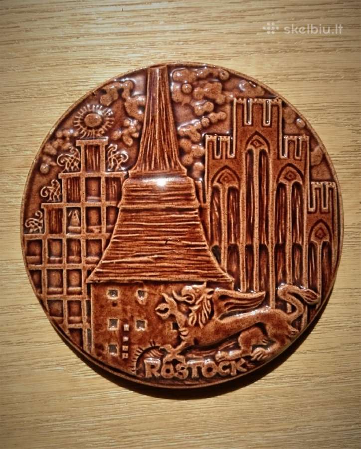 Vokiškas molinis paveikslas Rostock