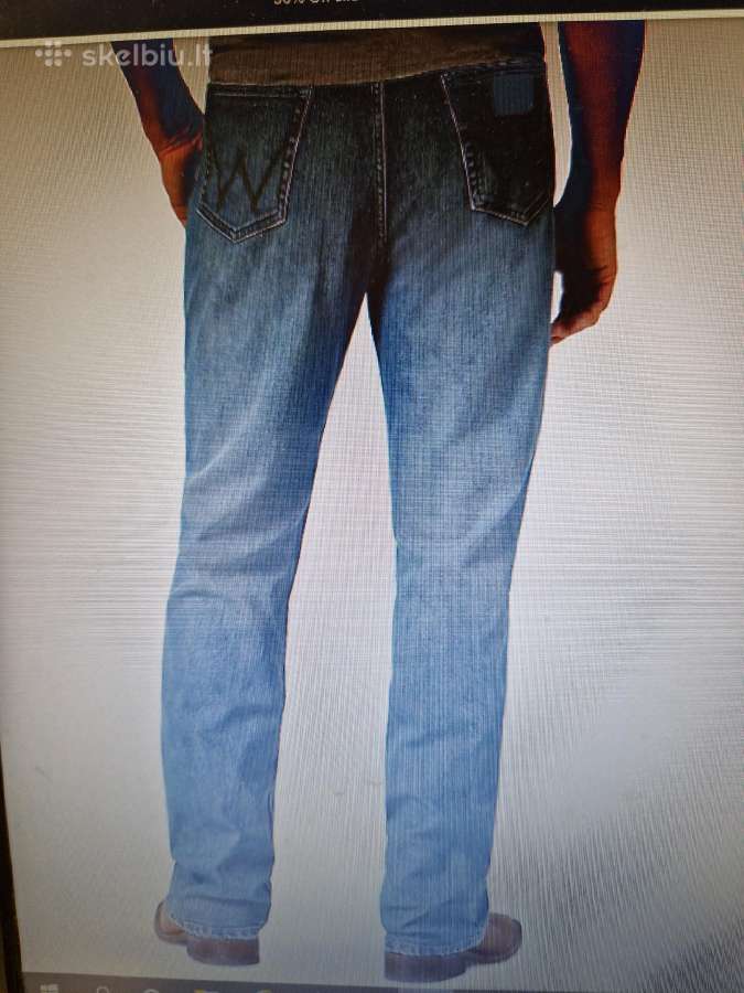 Nauji originalūs Wrangler džinsai 42dydžio - nuotraukos Nr. 3