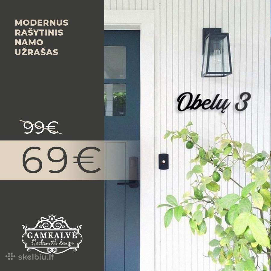 Kalviškas gatvės užrašas -lentelė iki -50% pigiau - nuotraukos Nr. 6