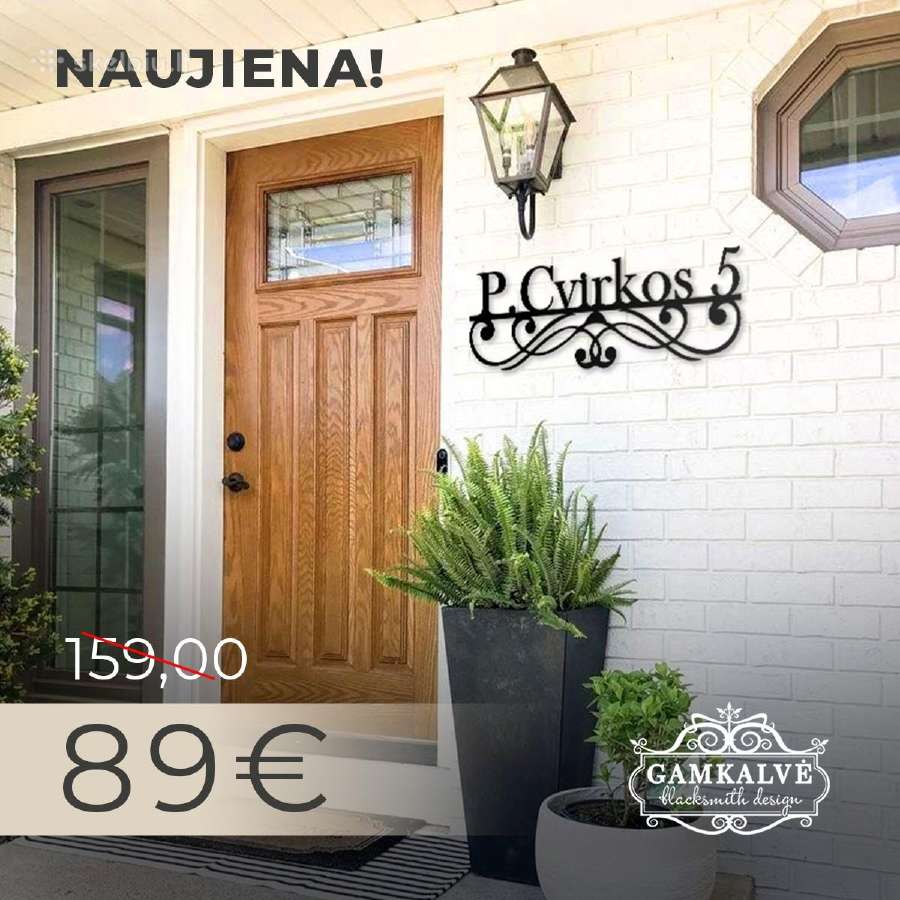 Kalviškas gatvės užrašas -lentelė iki -50% pigiau - nuotraukos Nr. 8