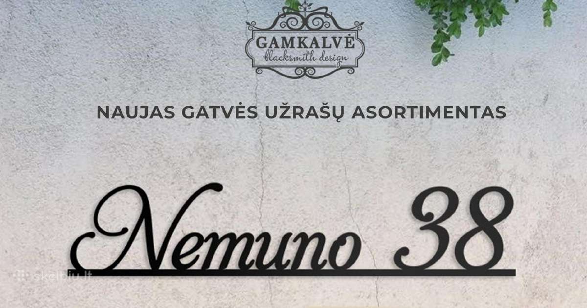 Kalviškas gatvės užrašas -lentelė iki -50% pigiau - nuotraukos Nr. 11