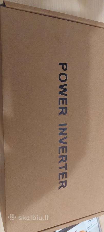 Įtampos keitiklis – inverteris 12v-220v 2600w - nuotraukos Nr. 4