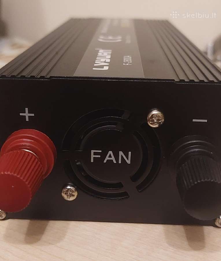 Įtampos keitiklis – inverteris 12v-220v 2600w - nuotraukos Nr. 2