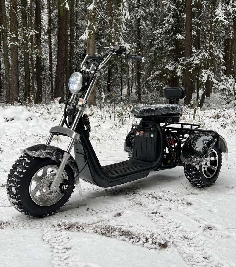 Elektrinis triratis čioperis citycoco motoroleris - nuotraukos Nr. 5