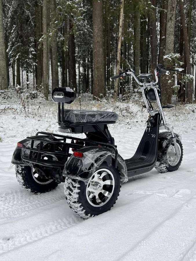Elektrinis triratis čioperis citycoco motoroleris - nuotraukos Nr. 11