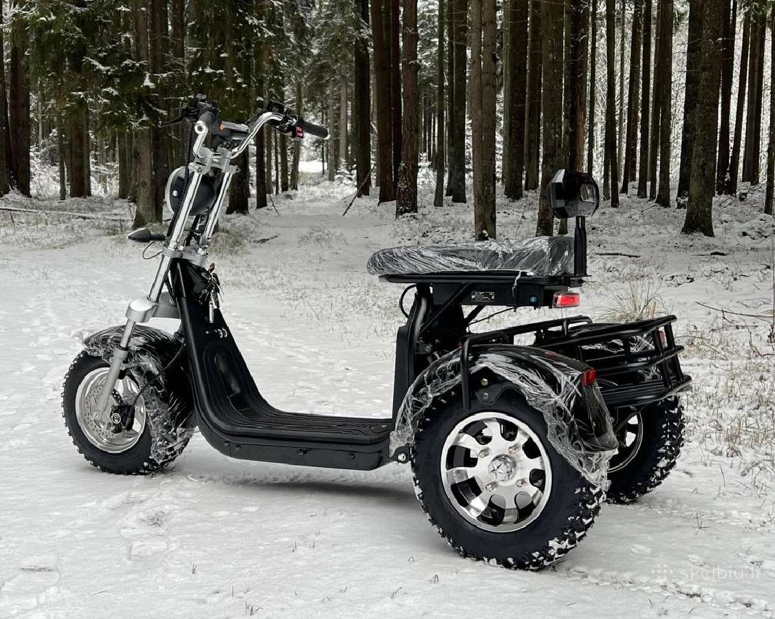Elektrinis triratis čioperis citycoco motoroleris - nuotraukos Nr. 8