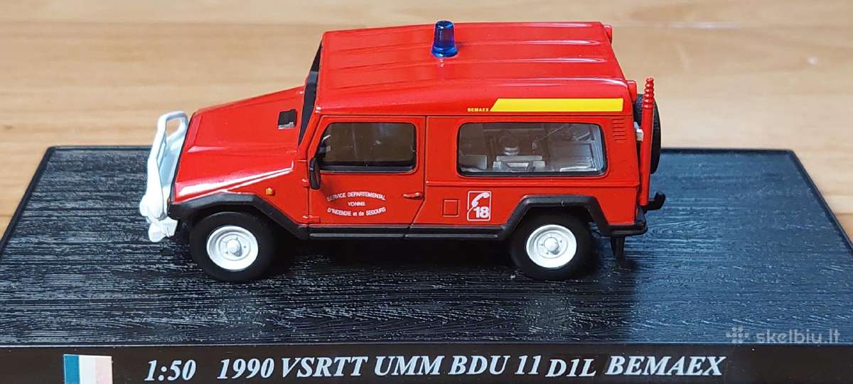 1:50 Gaisrininkų džipas,modelis gamintas 2004m.