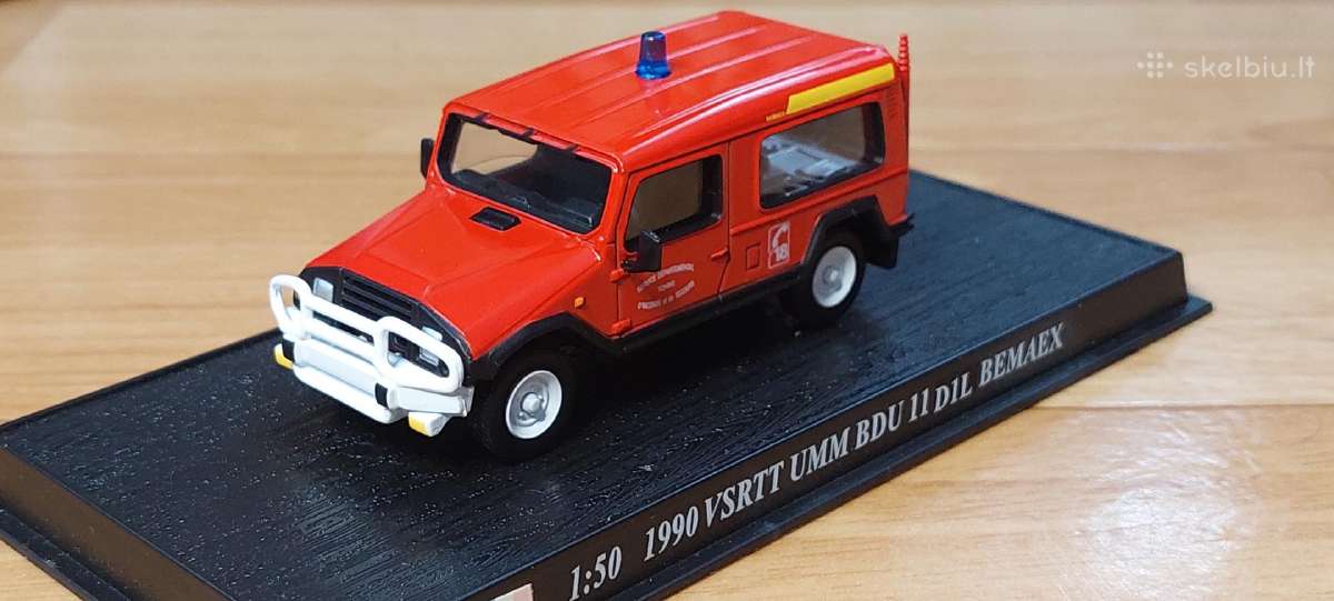1:50 Gaisrininkų džipas,modelis gamintas 2004m. - nuotraukos Nr. 3