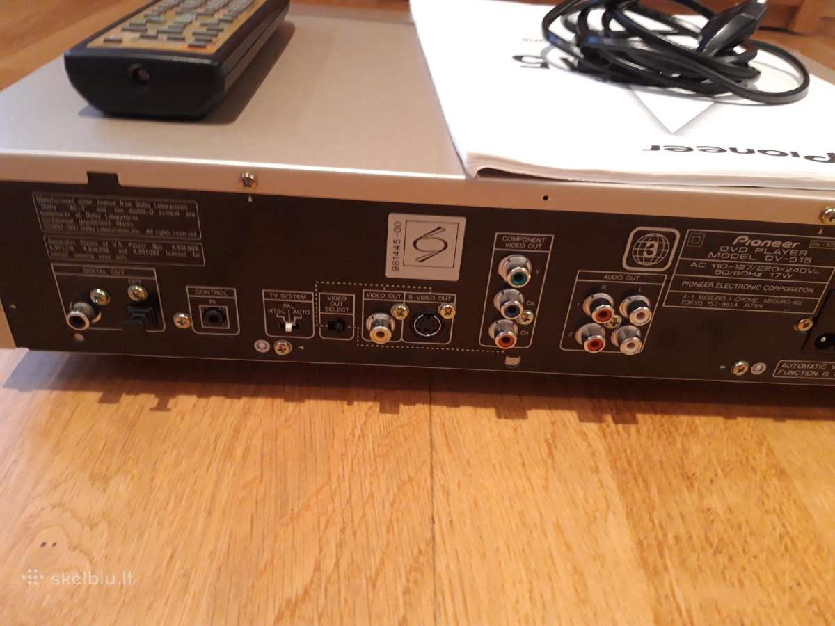 CD/dvd Grotuvas Pioneer Dv-515 - nuotraukos Nr. 3