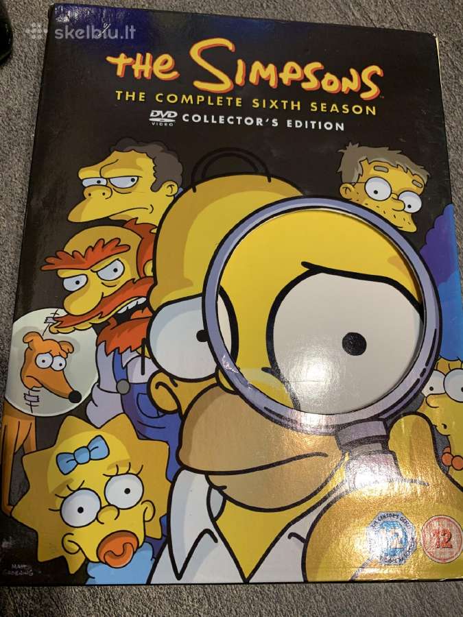 Simpsonų 6 sezono kolekcinis dvd leidimas