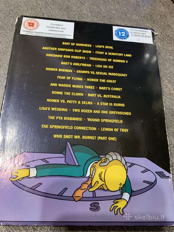 Simpsonų 6 sezono kolekcinis dvd leidimas - nuotraukos Nr. 2
