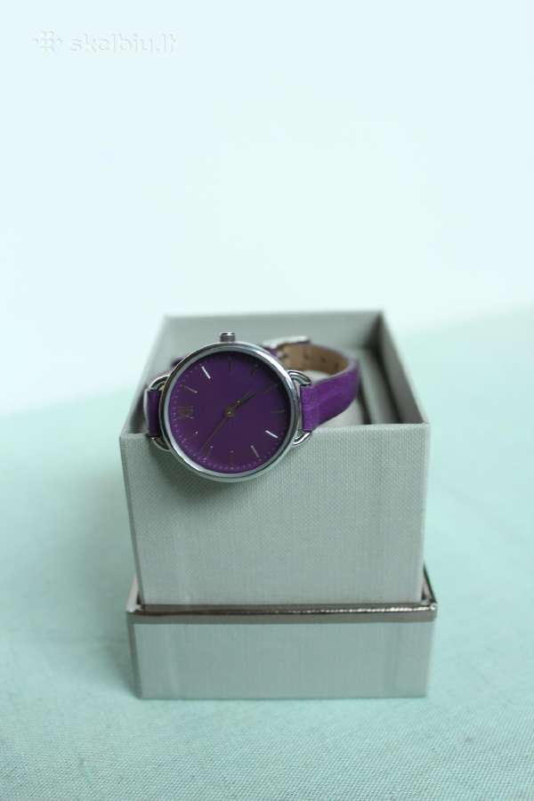 Violetinis "Next" laikrodis