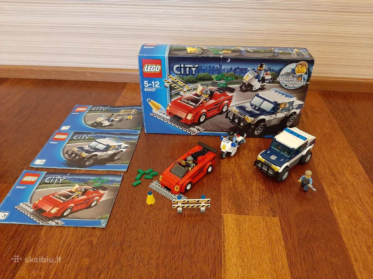 Parduodamas Lego City 60007 High Speed Chase - nuotraukos Nr. 2