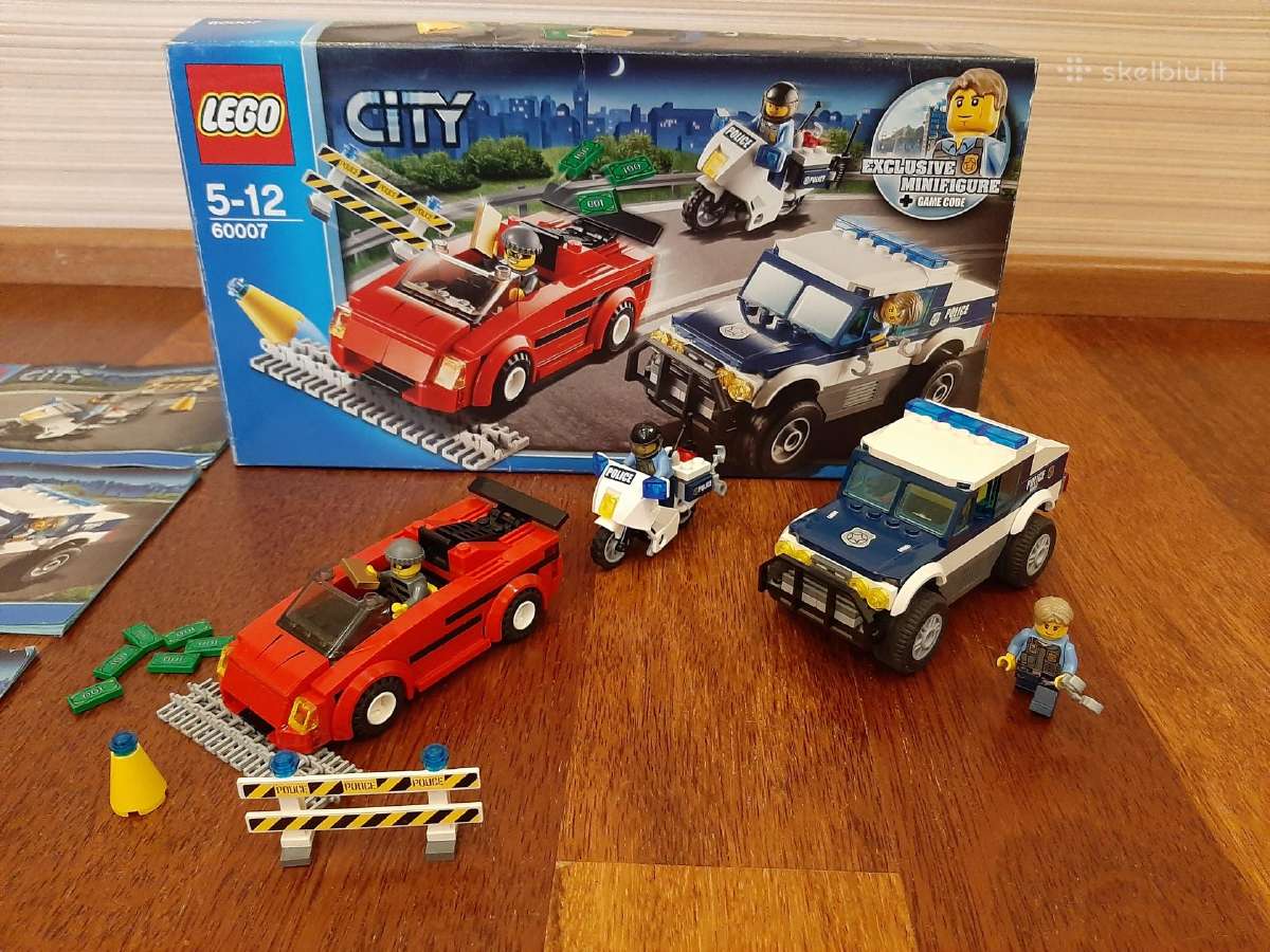 Parduodamas Lego City 60007 High Speed Chase - nuotraukos Nr. 3