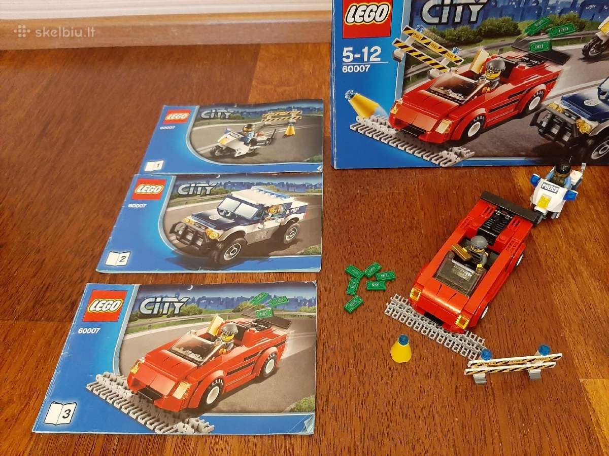 Parduodamas Lego City 60007 High Speed Chase - nuotraukos Nr. 4