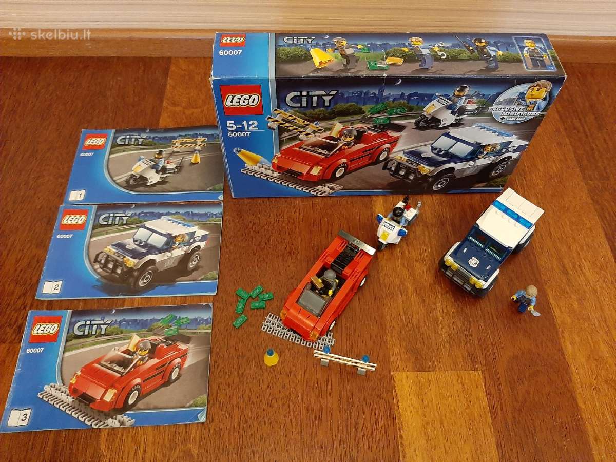 Parduodamas Lego City 60007 High Speed Chase - nuotraukos Nr. 10