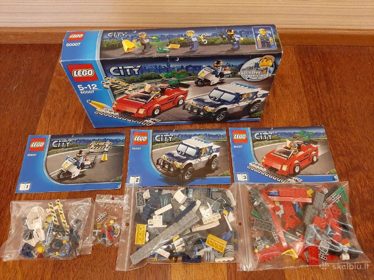 Parduodamas Lego City 60007 High Speed Chase - nuotraukos Nr. 11